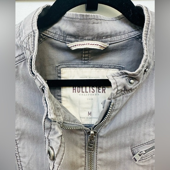 Hollister Moto Jacket, Size Medium - Picture 2 of 7